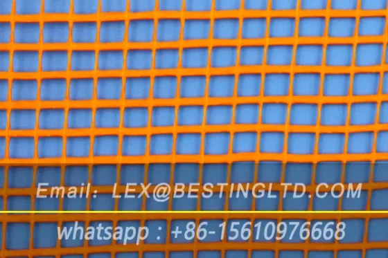 Orange Fiberglass mesh